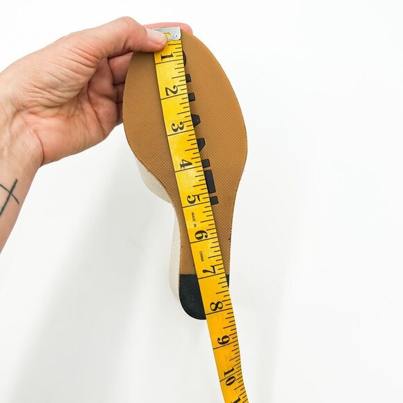 Chanel Camellia Wedge Sandals Slides Mules EU 37 US 6-6.5 - Picture 12 of 15